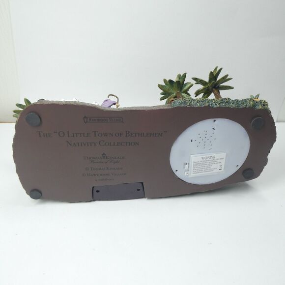 The O Little Town of Bethlehem - Thomas Kinkade Hawthorne Village NO AC ADAPTER - Picture 14 of 14